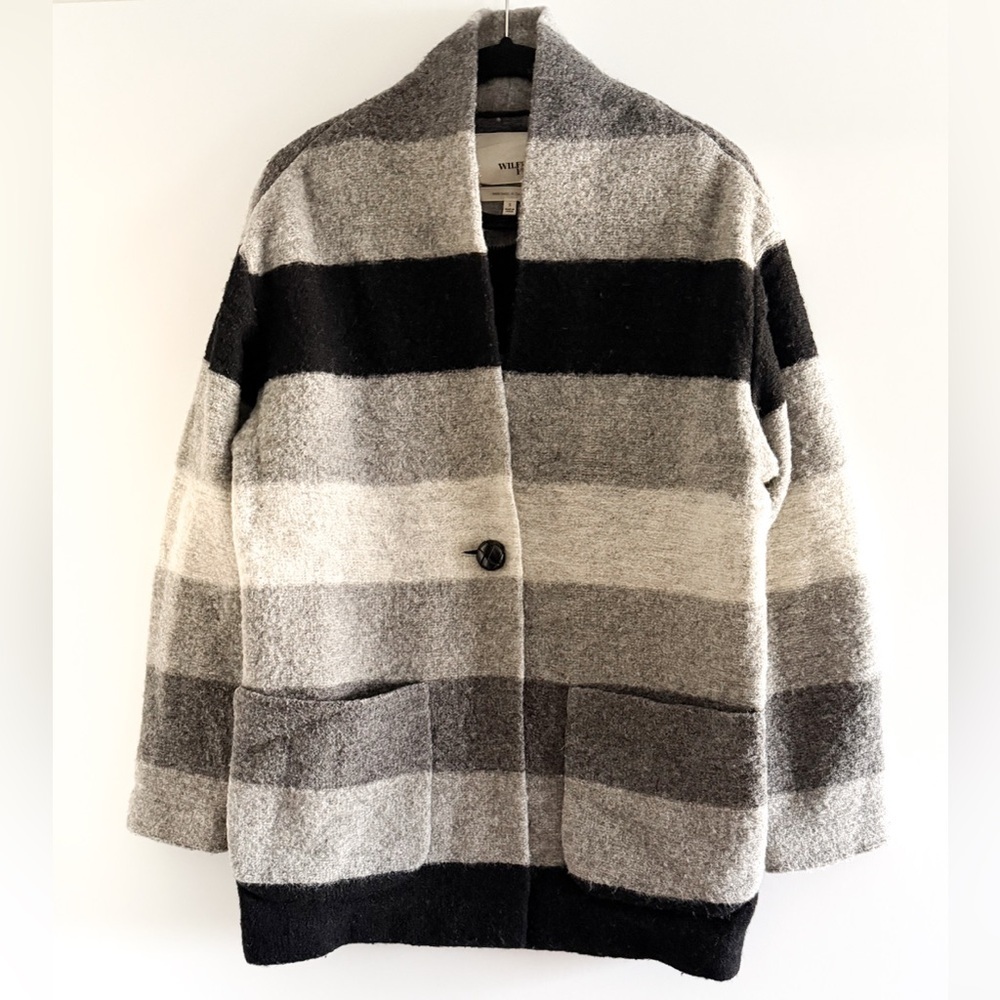 Wilfred Free Wool Striped Jacket